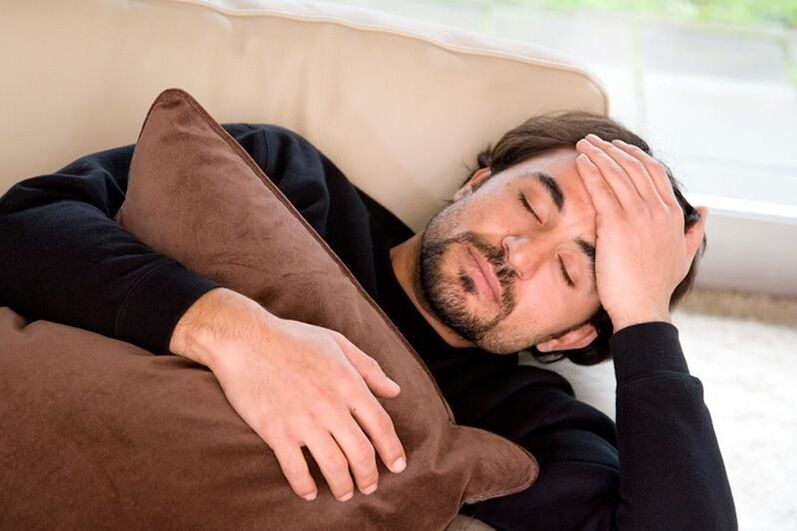 Unwohlsein aufgrund von Prostatitis